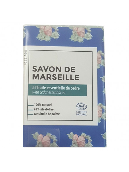 Savon de Marseille au Cèdre 100g