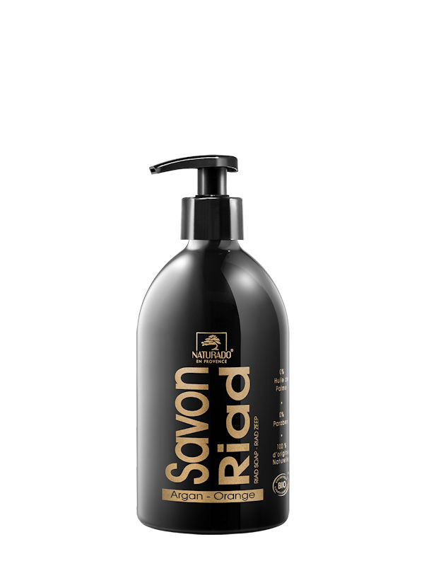 Savon liquide Riad argan orange Naturado 500 ml