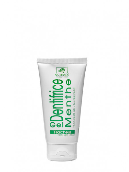 Gel dentifrice menthe Naturado tube 75 ml
