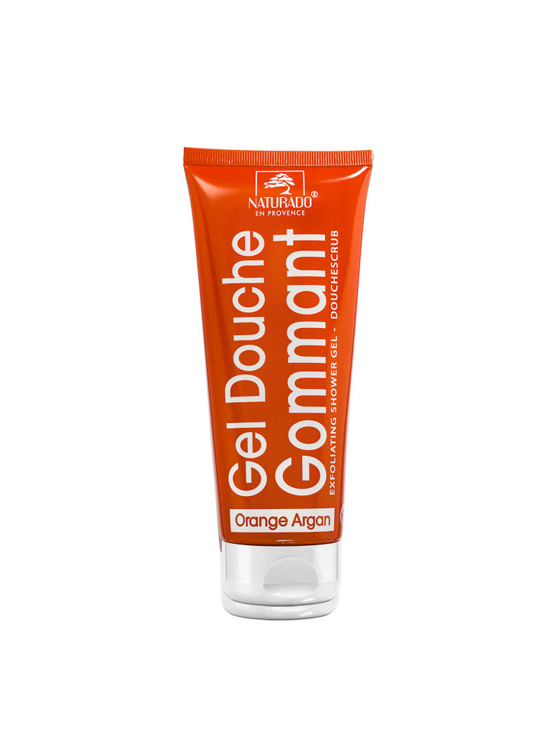 Gel douche gommant argan orange Naturado tube 200 ml