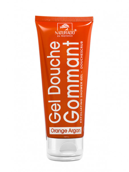 Gel douche gommant argan orange Naturado tube 200 ml
