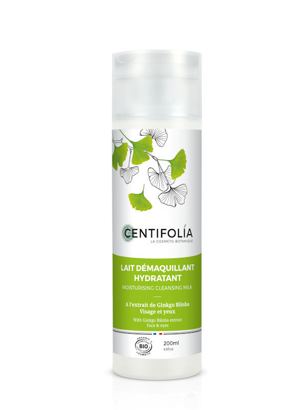 Lait démaquillant Hydratant Ginkgo Biloba Centifolia 200ml