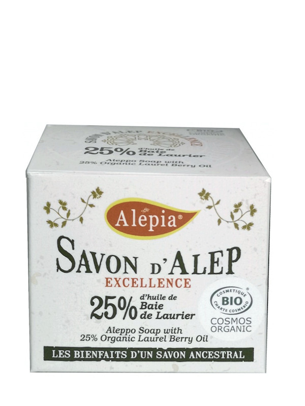 Savon d'Alep Excellence 25% laurier bio