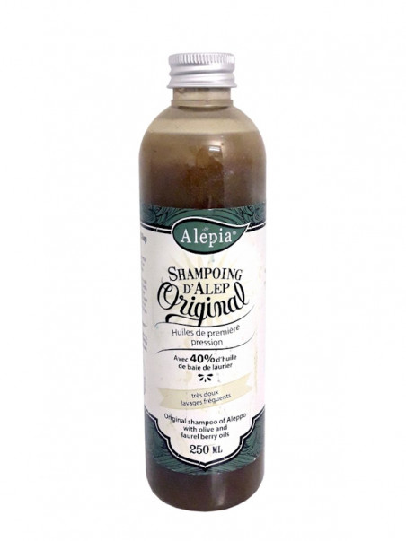 Shampoing d'Alep 40% laurier bio Alepia 250 ml