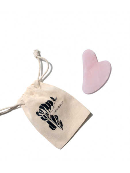 gua sha quartz rose