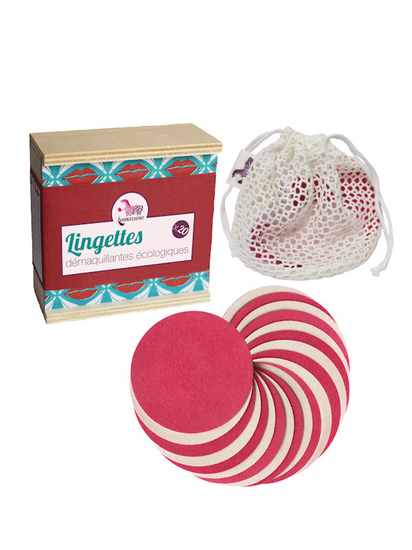 Coffret Lamazuna 20 lingettes démaquillantes