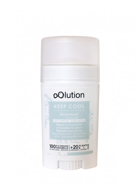 Keep Cool, deodorant solide Oolution sans parfum 30g