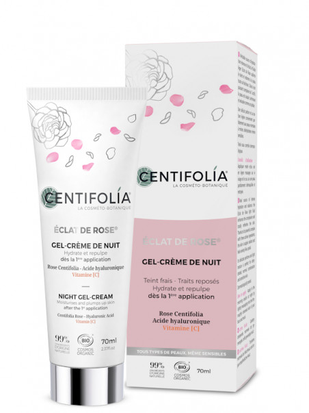 Gel Crème de Nuit Eclat de Rose Centifolia 70 ml