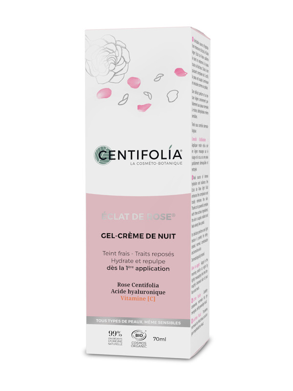 Gel Crème de Nuit Eclat de Rose Centifolia 70 ml