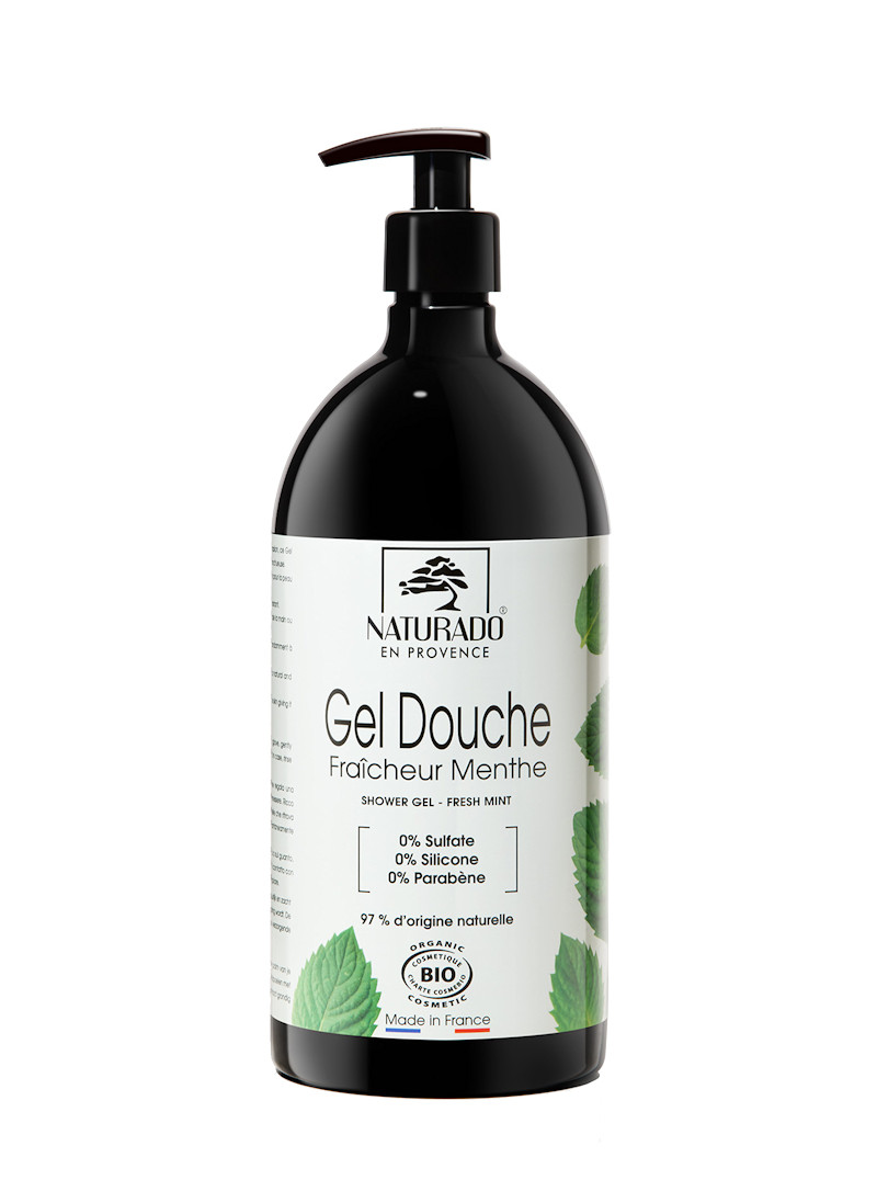 Gel douche Menthe 1 Litre Naturado