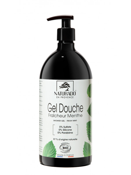 Gel douche Menthe 1 Litre Naturado