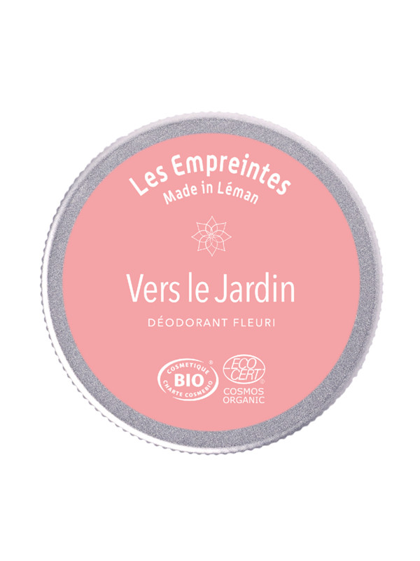 Déodorant fleuri Vers le Jardin boîte alu 30 ml Les Empreintes Made in Léman