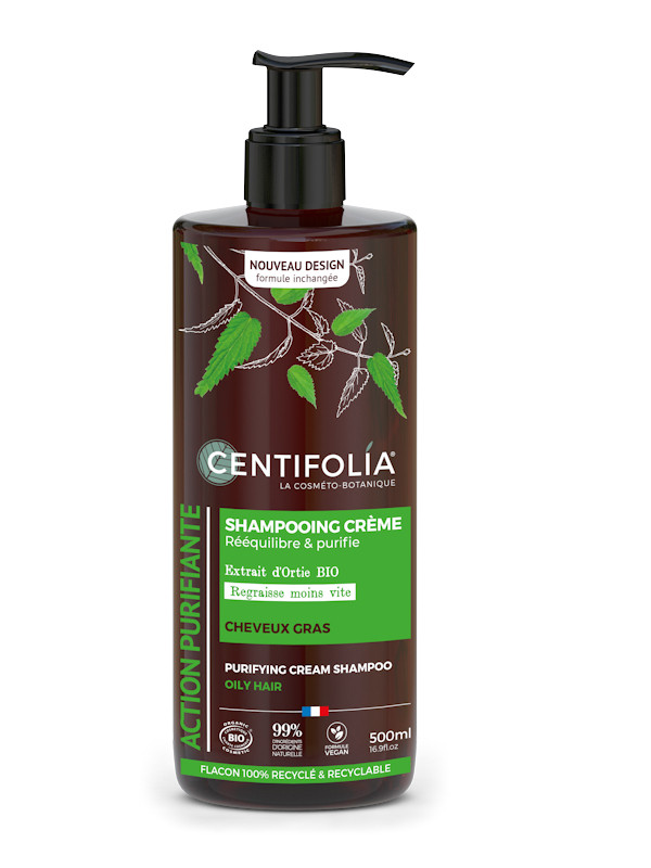 Shampoing cheveux gras Centifolia 500 ml