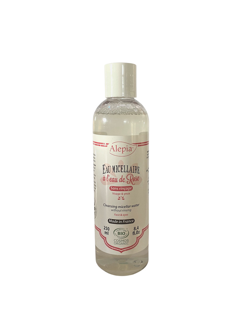 Eau Micellaire Démaquillante à l'Eau de Rose Peaux Ternes