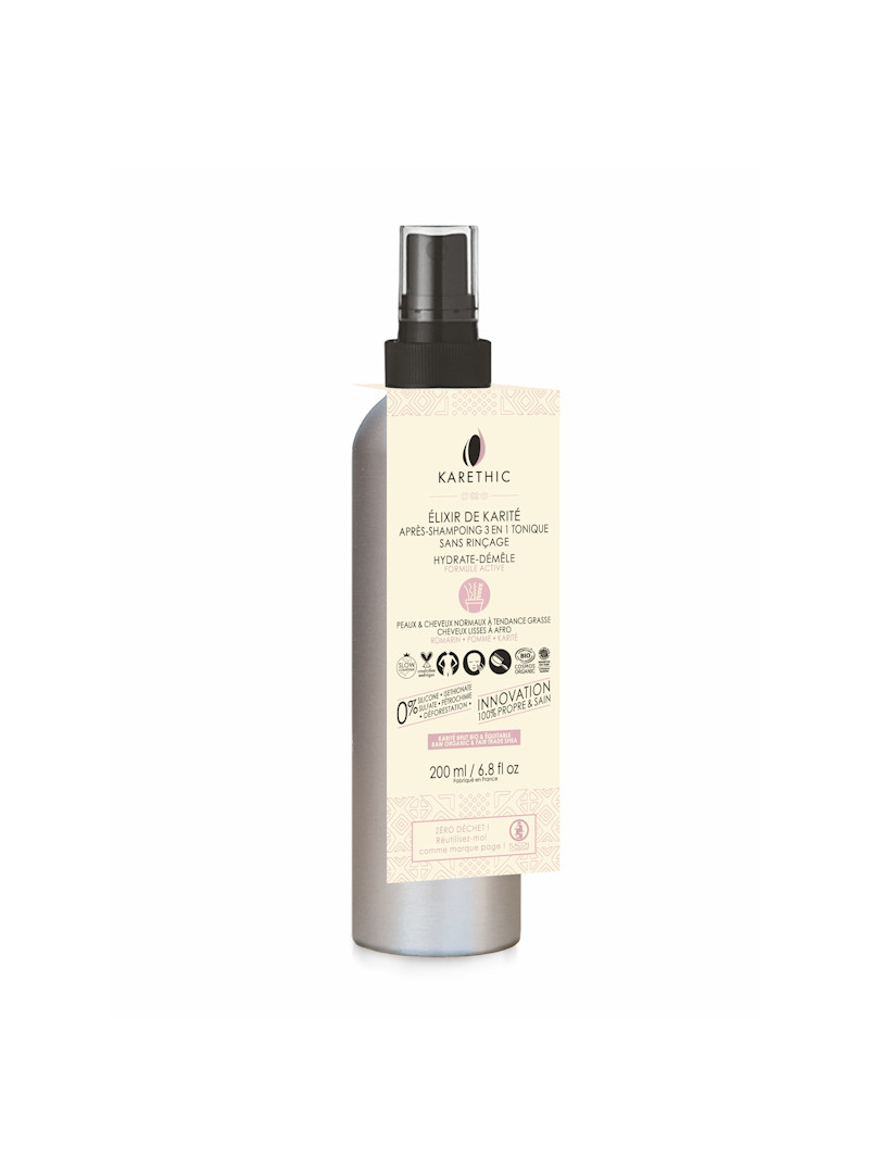 Elixir de Karité - Après-shampoing 3 en 1 Karethic 200 ml