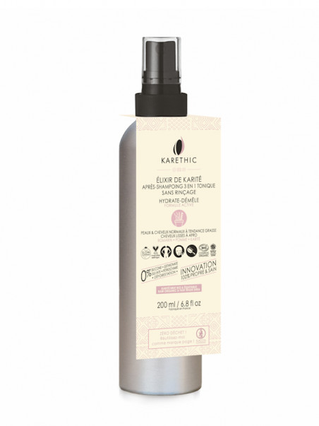 Elixir de Karité - Après-shampoing 3 en 1 Karethic 200 ml