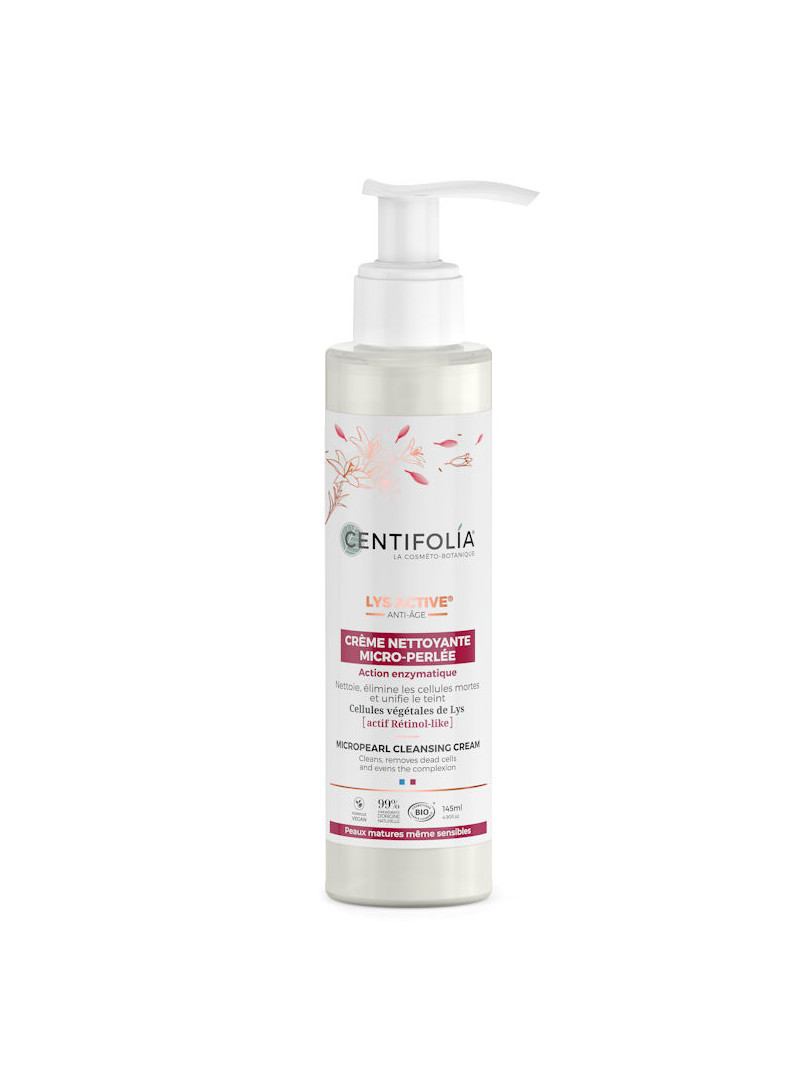 Crème Nettoyante micro-perlée Lys Active Centifolia