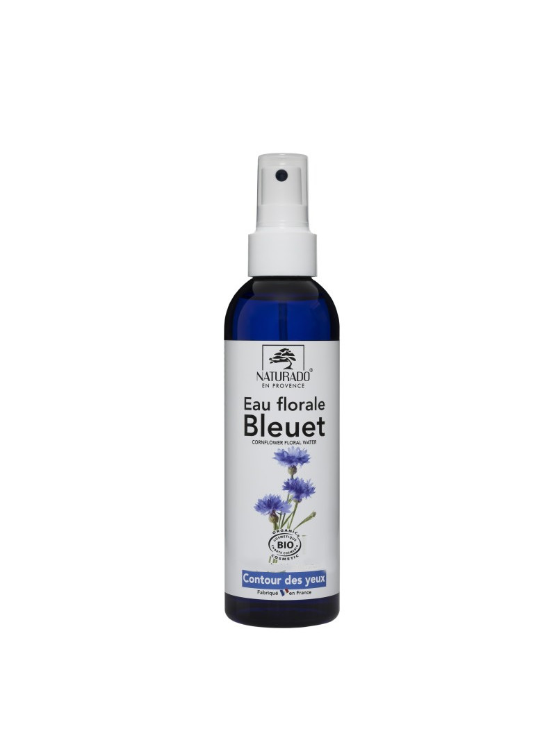 Eau florale de Bleuet bio Naturado flacon 200 ml