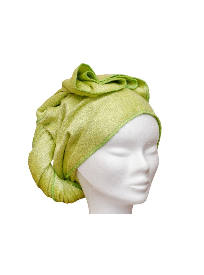 Serviette pour les cheveux VERTE