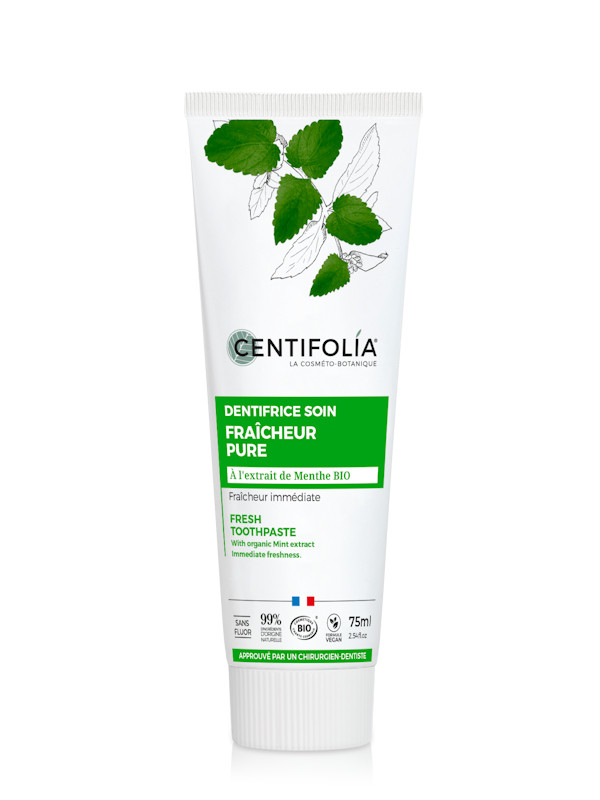 Dentifrice fraîcheur Menthe Centifolia tube 75 ml