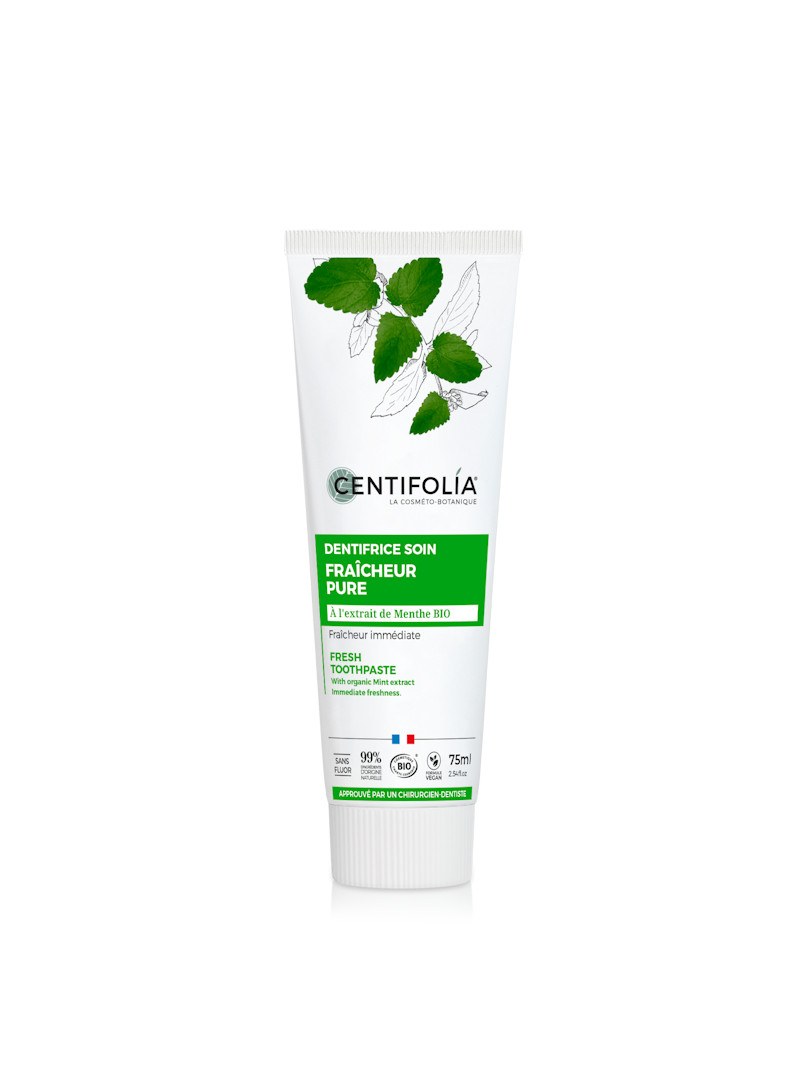 Dentifrice fraîcheur Menthe Centifolia tube 75 ml