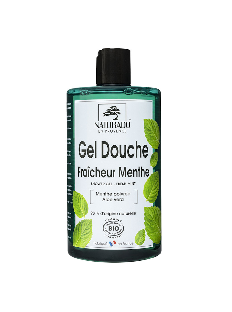 Gel douche Menthe Naturado flacon 750 ml