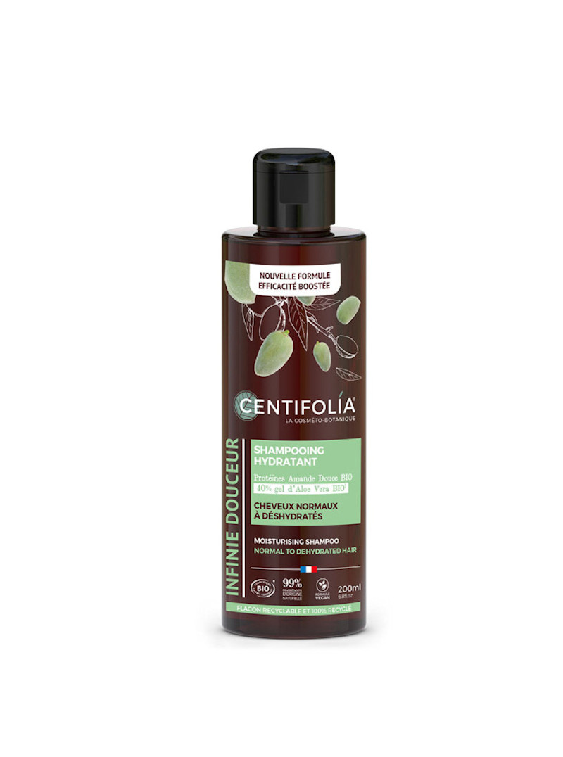 Shampoing cheveux normaux et déshydratés Infinie Douceur Centifolia 200 ml