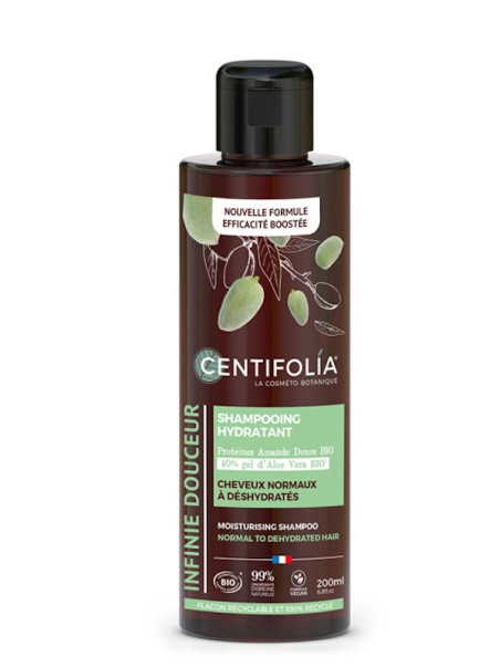 Shampoing cheveux normaux et déshydratés Infinie Douceur Centifolia 200 ml