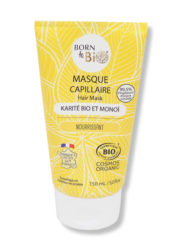 Masque capillaire karité monoï Born to bio