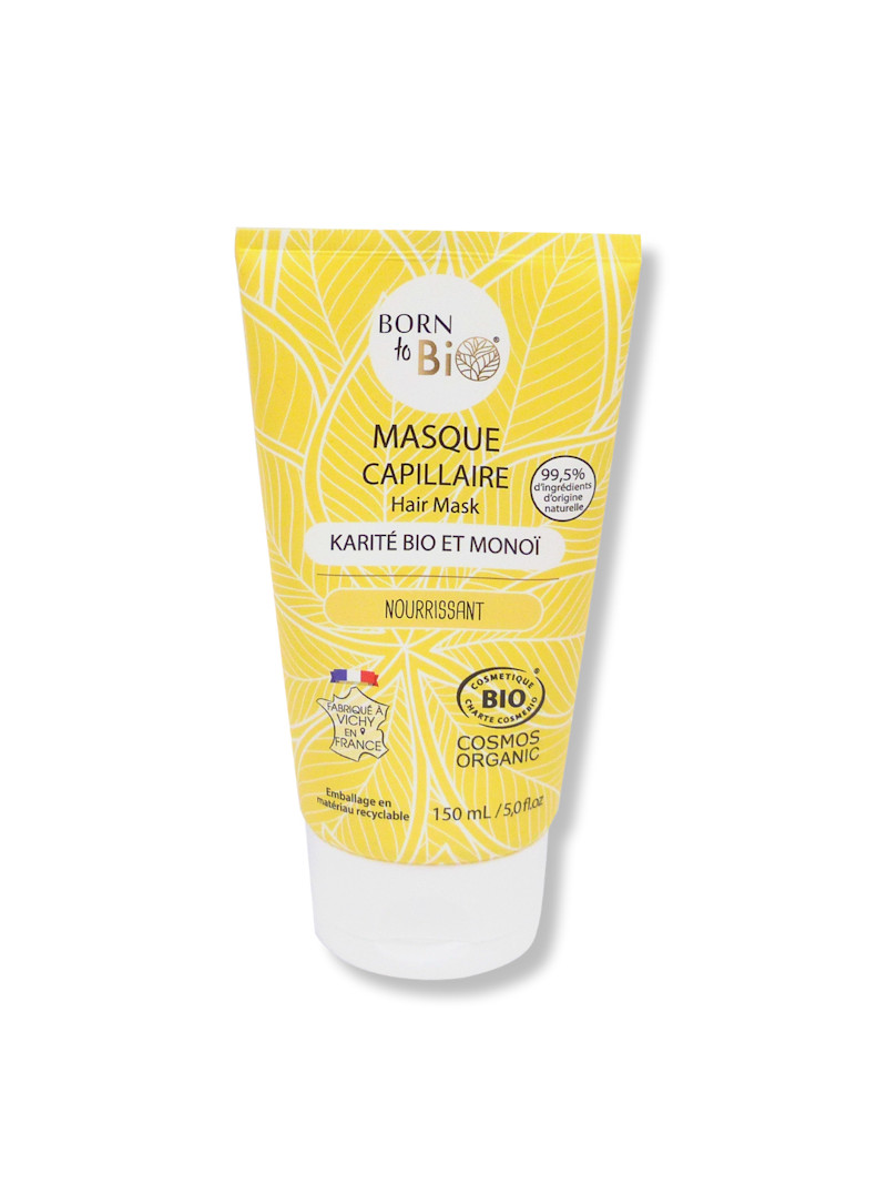 Masque capillaire karité monoï Born to bio
