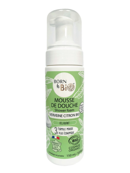 Mousse de douche Verveine Citron 150 ml Born to bio