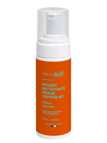 Mousse nettoyante agrumes 150 ml Born to bio