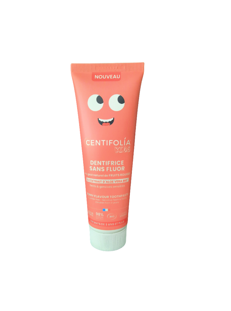 Dentifrice pour enfants sans fluor au goût naturel de fruits rouges - Centifolia